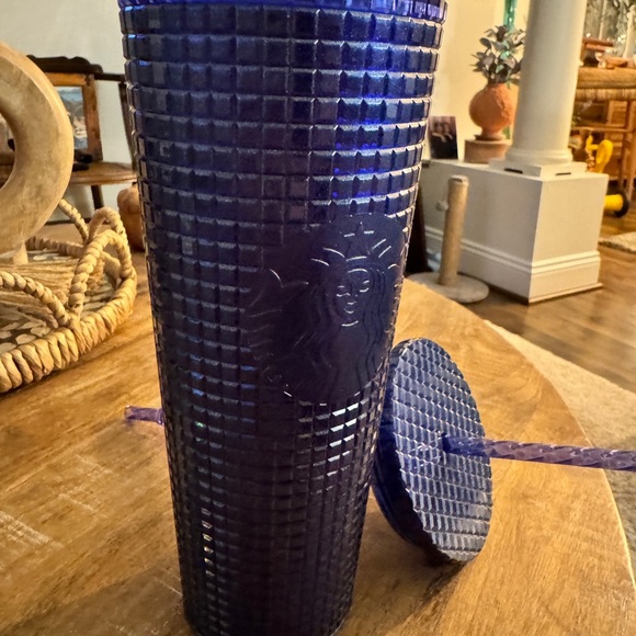 Starbucks Purple Glitter Grid Tumbler 24 oz - Picture 5 of 6